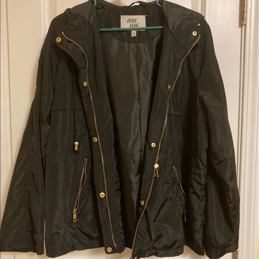 Outer edge lightweight utility rain jacket xl